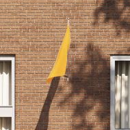 Держател за флагово стълбче Сребрист 15 x 3 см Стомана