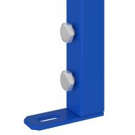 Стенна опора за баня Синьо 50 x 17.5 x 136 см Стомана