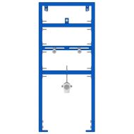 Стенна опора за баня Синьо 50 x 17.5 x 136 см Стомана