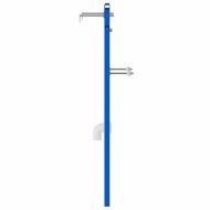 Стенна опора за баня Синьо 50 x 17.5 x 136 см Стомана