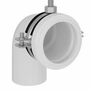 Стенна опора за баня Синьо 50 x 17.5 x 136 см Стомана