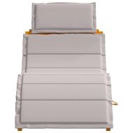 Шезлонг 2 pcs Таупе 184 x 55 x 64 см Масивна акациева дървесина
