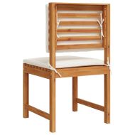 Садов стол без облегалка 2 pcs Кафяво