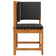 Градински стол Кафяво 50 x 50 x 91 см