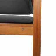 Градински стол Кафяво 50 x 50 x 91 см