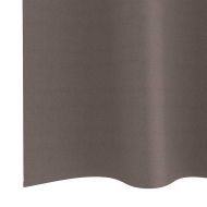 Завеси за затъмняване с пръстени 2 pcs Тъмен кафяв 245 x 140 см