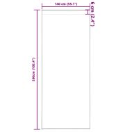 Завеси за затъмняване с пръстени 2 pcs Теракота 260 x 140 см