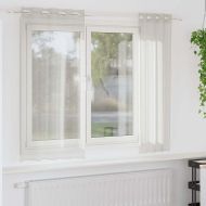 Перде от воал С завеси 2 pcs Крем 175 x 140 см Полиестер