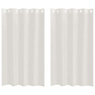 Перде от воал С завеси 2 pcs Крем 175 x 140 см Полиестер