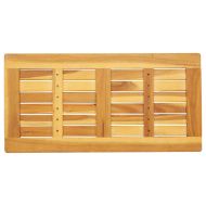 Топ за маса Кафяво 80 x 40 x 2 cm Акациево дърво масив