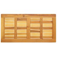 Топ за маса Кафяво 90 x 45 x 2 см Акациево дърво масив