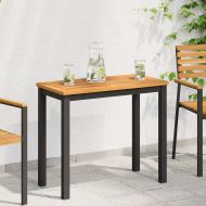 Топ за маса Кафяво 100 x 50 x 2 cm Акациево дърво масив