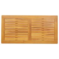 Топ за маса Кафяво 100 x 50 x 2 cm Акациево дърво масив