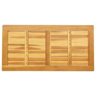 Топ за маса Кафяво 100 x 50 x 2 cm Акациево дърво масив