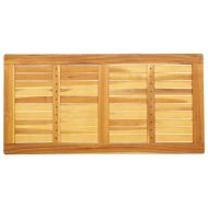 Топ за маса Кафяво 110 x 55 x 2 см Акациево дърво масив