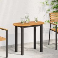 Топ за маса Кафяво 80 x 40 x 2 cm Акациево дърво масив