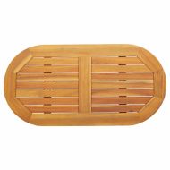 Топ за маса Кафяво 90 x 45 x 2 см Акациево дърво масив