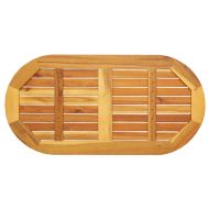 Топ за маса Кафяво 100 x 50 x 2 cm Акациево дърво масив