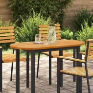 Топ за маса Кафяво 110 x 55 x 2 см Акациево дърво масив