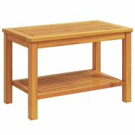 Масичка за кафе Кафяво 70 x 40 x 45 см Акациево дърво масив