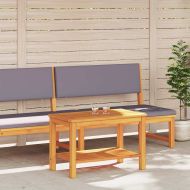 Масичка за кафе Кафяво 70 x 40 x 45 см Акациево дърво масив