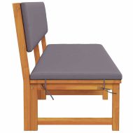 Шезлонг Кафяво 200 x 57 x 75 см Масивна акациева дървесина