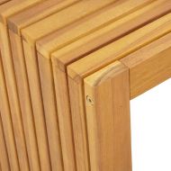 Масичка за кафе Кафяво 70 x 35 x 35 cm Акациево дърво масив