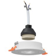 Спотлайтове с прожектори 6 pcs Бяло 9 x 9 x см Алуминий