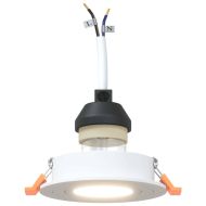 Спотлайтове с прожектори 24 pcs Бяло 9 x 9 x см Алуминий