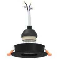 Спотлайтове с прожектори 24 pcs Черно 9 x 9 x см Алуминий