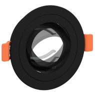 Спотлайтове с прожектори 24 pcs Черно 9 x 9 x см Алуминий