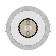 Спотлайтове с прожектори 24 pcs Сребрист 9 x 9 x см Алуминий