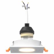 Спотлайтове с прожектори 24 pcs Бяло 9 x 9 x см Алуминий