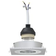 Спотлайтове с прожектори 6 pcs Сребрист 9 x 9 x см Алуминий