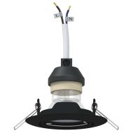 Спотлайтове с прожектори 12 pcs Черно 9 x 9 см Метал