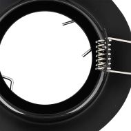 Спотлайтове с прожектори 12 pcs Черно 9 x 9 см Метал