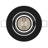 Спотлайтове с прожектори 24 pcs Черно 9 x 9 см Метал