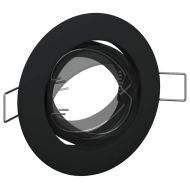 Спотлайтове с прожектори 24 pcs Черно 9 x 9 см Метал