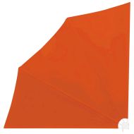 Сгъваема странична тента за балкон, теракота, 140x140 см