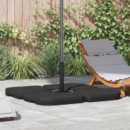 Преносима стойка за чадър, за пълнене с вода или пясък, 60 л