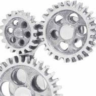 Подпори за книги 2 pcs Сребрист 10 x 10 x 22 см Алуминий