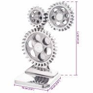 Подпори за книги 2 pcs Сребрист 10 x 10 x 22 см Алуминий