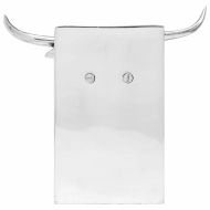 Подпори за книги 2 pcs Сребрист 17 x 15 x 27 см Алуминий