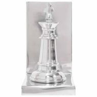 Подпори за книги 2 pcs Сребрист 11 x 12 x 19.5 см Алуминий