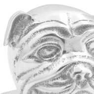 Подпори за книги 2 pcs Сребрист 8 x 12 x 16.5 см Алуминий