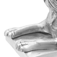 Подпори за книги 2 pcs Сребрист 12 x 15 x 18 см Алуминий