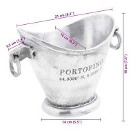 Кутия за лед Сребрист 29 x 16 x 19 см Алуминий