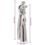 Скулптура Сребрист 10 x 16 x 49 см Алуминий