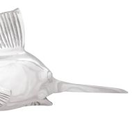 Скулптура Сребрист 91 x 8 x 26 см Алуминий