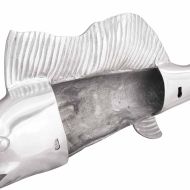 Скулптура Сребрист 91 x 8 x 26 см Алуминий